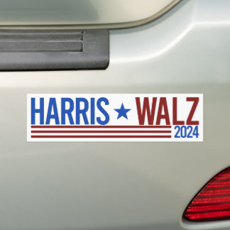 Pegatina Para Coche Harris Walz 2024