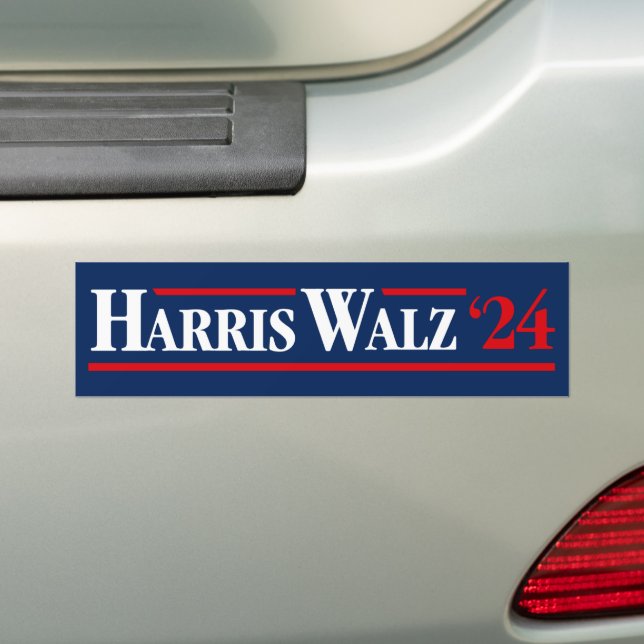 Pegatina Para Coche Harris Walz 2024 (en coche)