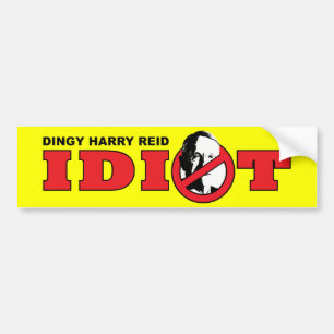 Pegatina Para Coche Harry Reid es un idiota