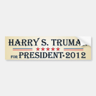 Pegatina Para Coche Harry S. Truman 2012