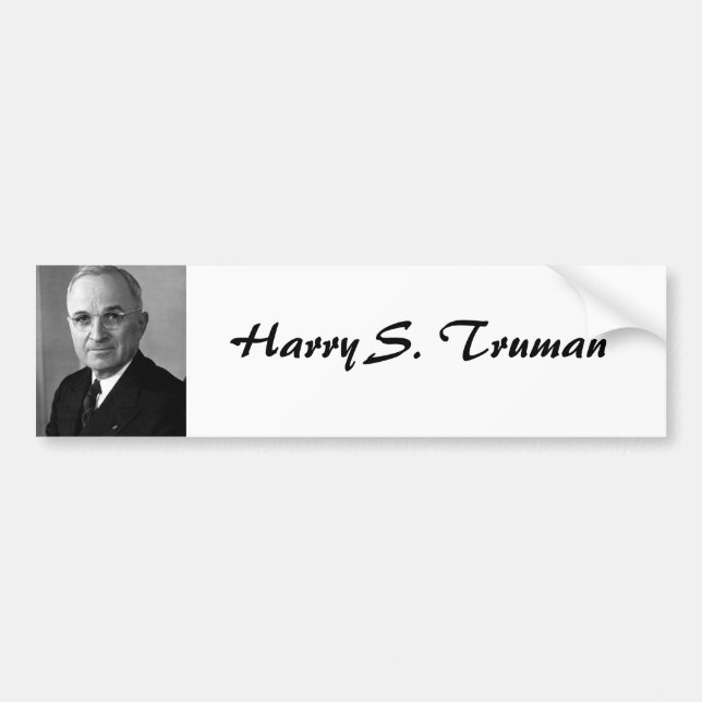 Pegatina Para Coche Harry S. Truman 33 (Frente)