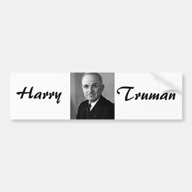 Pegatina Para Coche Harry S. Truman, 33° presidente (Frente)