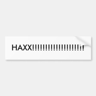 PEGATINA PARA COCHE ¡HAXX!!!!!!!!!!!!!!!!!!!!