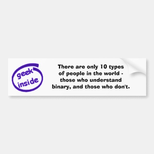 Pegatina Para Coche Hay solamente 10 (SUPRIMIDO) (Frente)