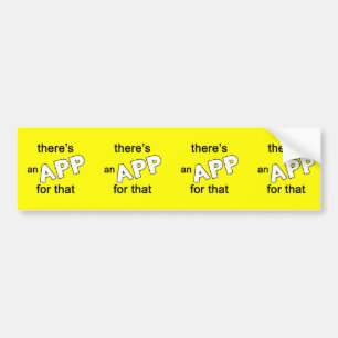 Pegatina Para Coche Hay un App para eso