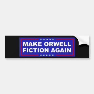 Pegatina Para Coche Haz De Nuevo Ficción A Orwell