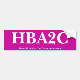 PEGATINA PARA COCHE HBA2C