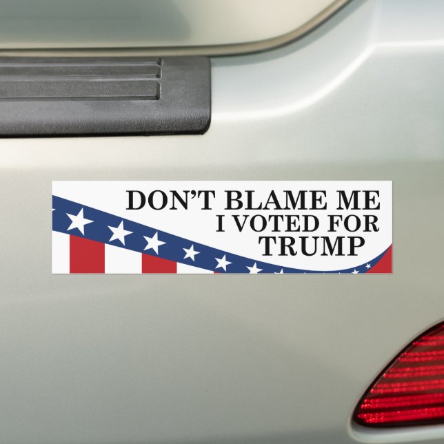 Pegatina Para Coche He votado por Trump (en coche)