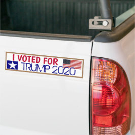 Pegatina Para Coche He votado por TRUMP 2020