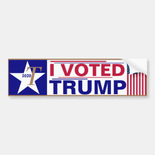 Pegatina Para Coche He votado TRUMP