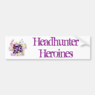 Pegatina Para Coche HeadhunterHeroines