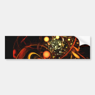 Pegatina Para Coche Heartbeat Abstract Art Bumper Sticker