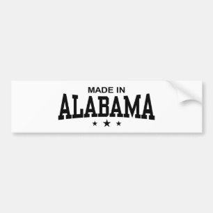 Pegatina Para Coche Hecho en Alabama