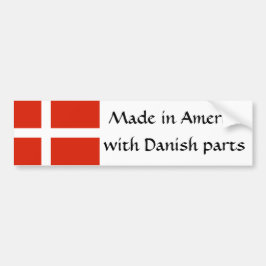 Pegatina Para Coche ¡Hecho en América con las piezas danesas!