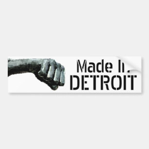 Pegatina Para Coche Hecho en Detroit