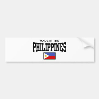 Pegatina Para Coche Hecho En Filipinas