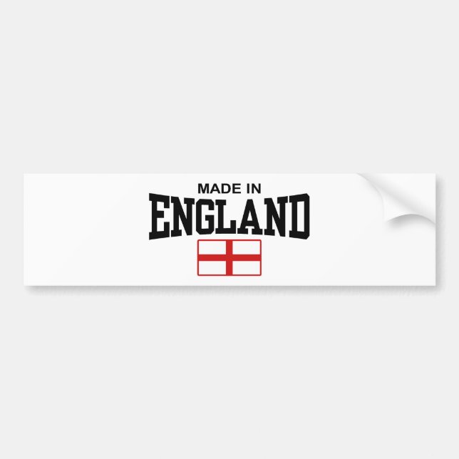 Pegatina Para Coche Hecho en Inglaterra (Frente)