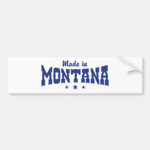 Pegatina Para Coche Hecho en Montana