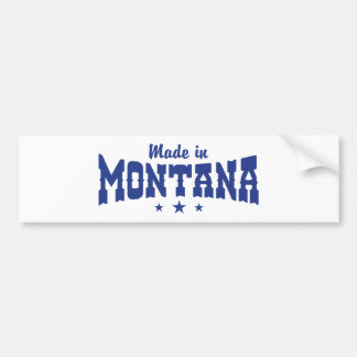 Pegatina Para Coche Hecho en Montana