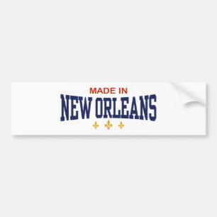 Pegatina Para Coche Hecho en Nueva Orleans