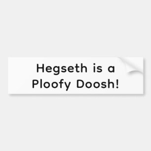 Pegatina Para Coche Hegseth Ploof Doosh Hankamer Artjunkhaus Arte Cómi