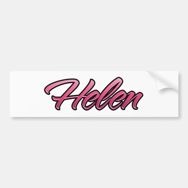 Pegatina Para Coche Helen faded pink Aufkleber Sticker (Frente)