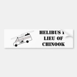 Pegatina Para Coche Helibus Bumper Sticker