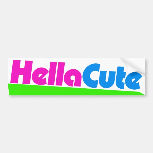 Pegatina Para Coche Hella Cute chile super caliente (Frente)