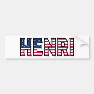 Pegatina Para Coche Henri Name Vorname Estados Unidos Aufkleber Pegati