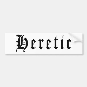 Pegatina Para Coche Hereje 1