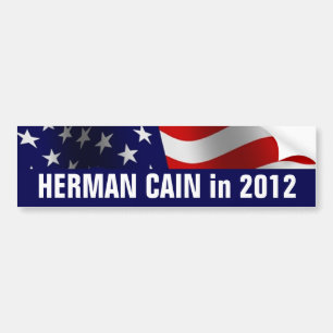 Pegatina Para Coche Herman Cain en 2012