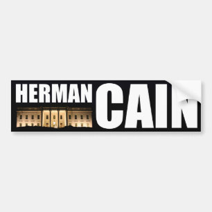Pegatina Para Coche Herman Caín para el presidente