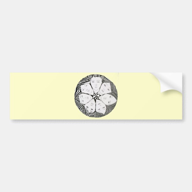 Pegatina Para Coche Hermanas (Frente)