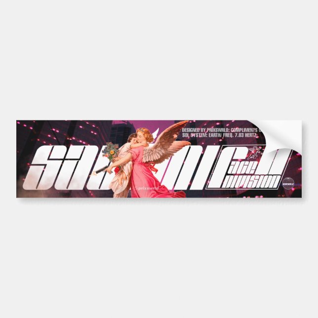 Pegatina Para Coche HERMANDAD DE LA DIVISIÓN de deportes de motor sato (Frente)