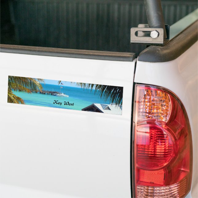 Pegatina Para Coche Hermosa llave oeste (En Camión)