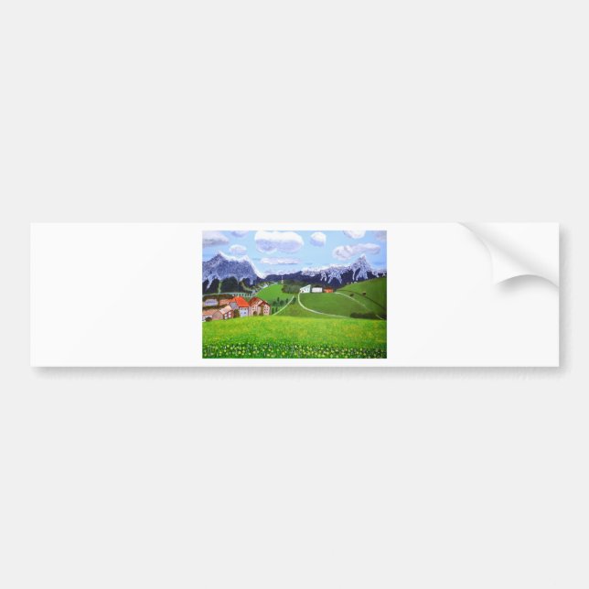 Pegatina Para Coche Hermosa Noruega (Frente)