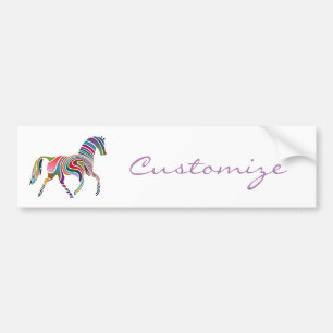 Pegatina Para Coche Hermoso Thunder_Cove color arcoiris
