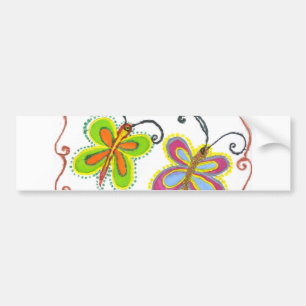 Pegatina Para Coche Hermoso y asombroso arte de la mariposa Cuta: rega