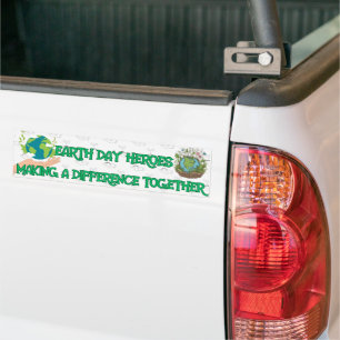Pegatina Para Coche "Héroes del Día de la Tierra"