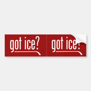 Pegatina Para Coche ¿hielo conseguido? (hockey)