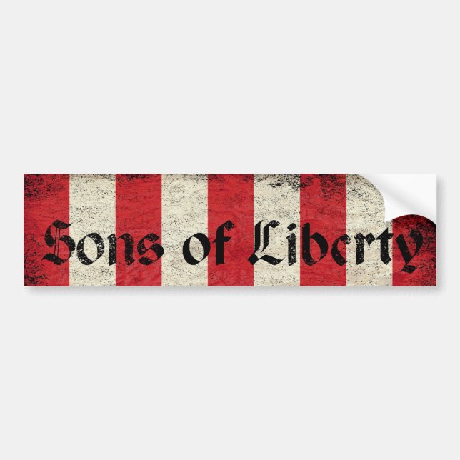 Pegatina Para Coche Hijos de la bandera de la libertad (Frente)