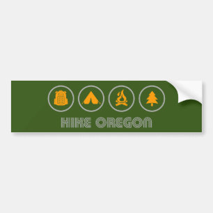 Pegatina Para Coche Hike Oregon