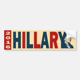 Pegatina Para Coche Hillary 2016