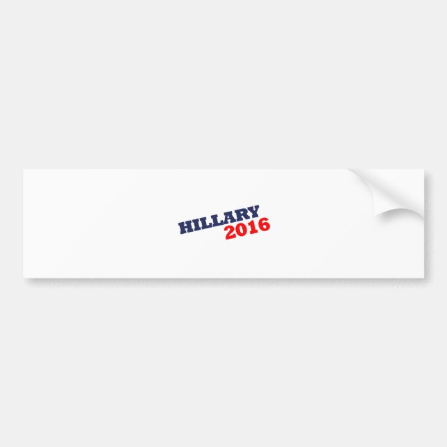 Pegatina Para Coche HILLARY 2016 - .png (Frente)
