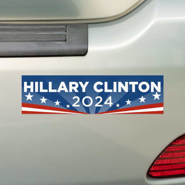 Pegatina Para Coche Hillary Clinton 2024 Hillary 2024 (en coche)