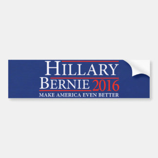 Pegatina Para Coche Hillary Clinton Bernie Sanders Bumper Sticker 2016