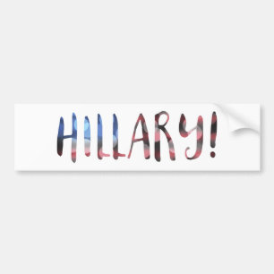 Pegatina Para Coche Hillary Clinton bokeh