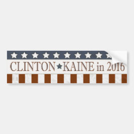 Pegatina Para Coche Hillary Clinton Tim Kaine 2016 Stars Stripes