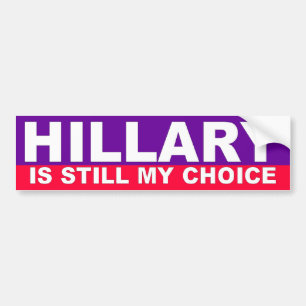 Pegatina Para Coche Hillary sigue siendo mi opción