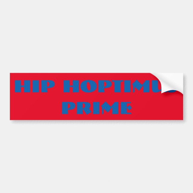 Pegatina Para Coche Hip Hoptimus Prime (Frente)